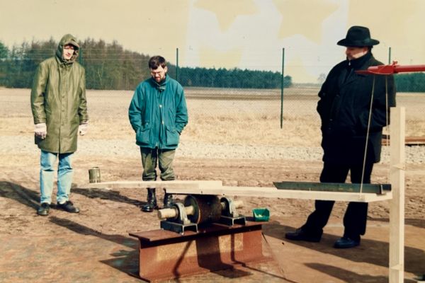 Minenprüffeld erste Tests